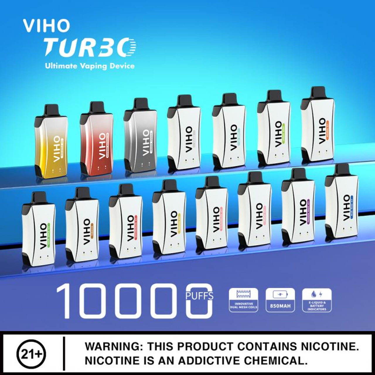 viho vapes flavors TUR3O 10,000 Puffs – The Smokeshop Guys Sanger Flavor:Banana Split Elf Bar Lux600 - orange slush vape