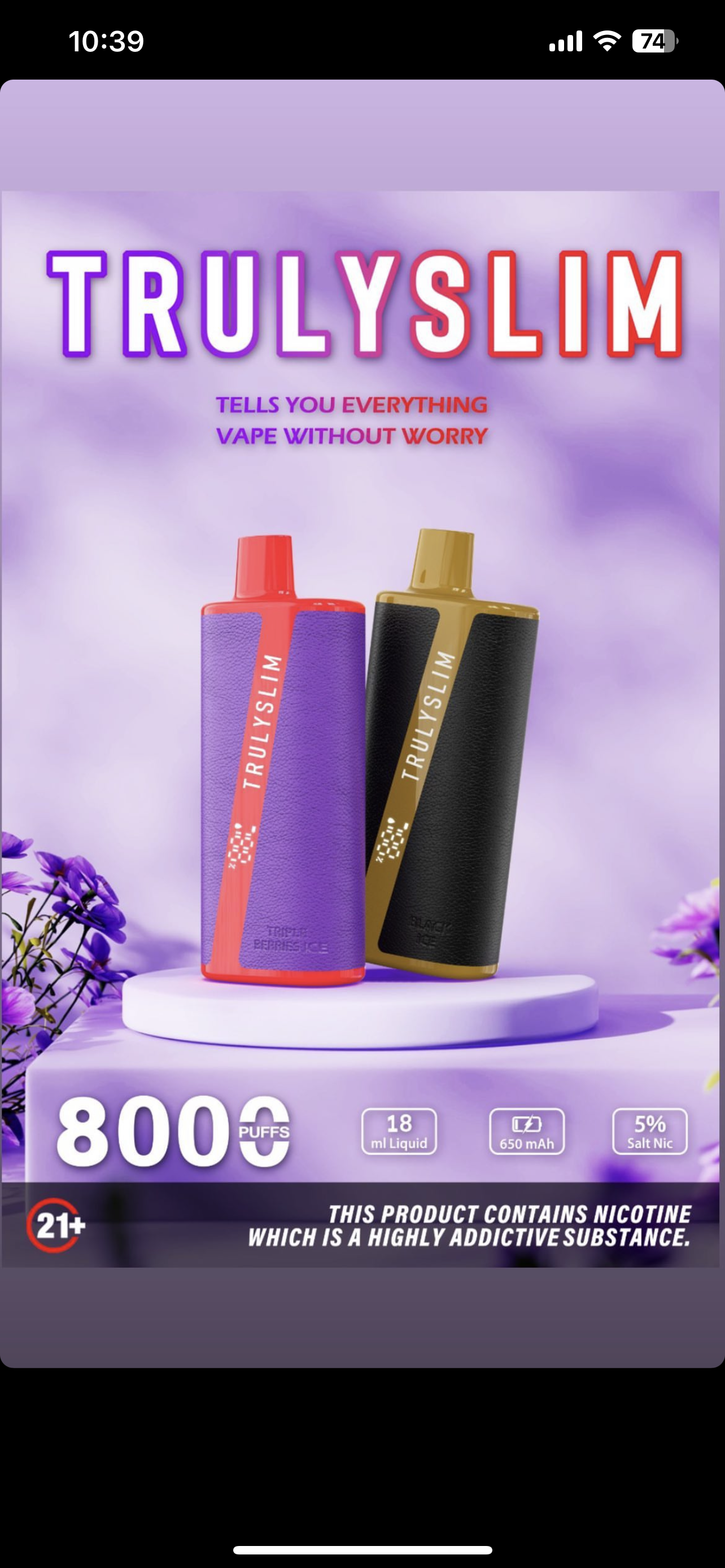 Truly Slim 2pk The Smokeshop Guys Sanger Truly Slim 2pk The Smokeshop Guys Sanger